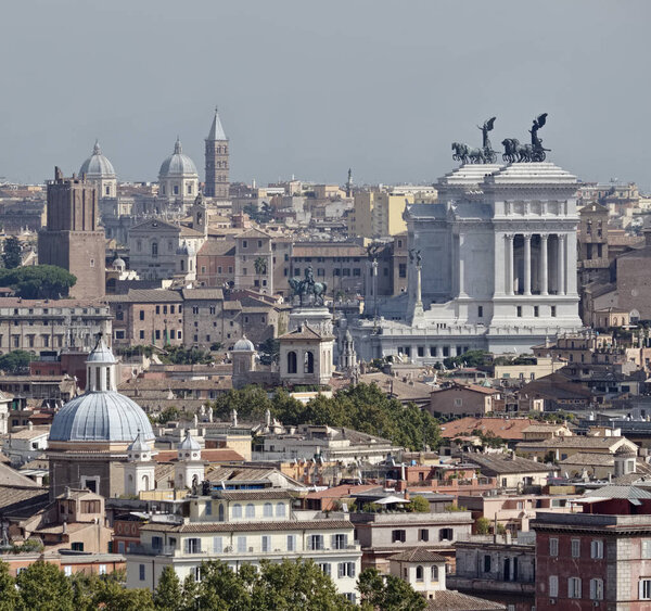 Italy, Rome, panoramic view of the city