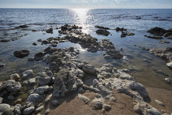 Italy Sicily Mediterranean Sea Southern East Coastline Casuzze Ragusa Province — Stock Photo, Image