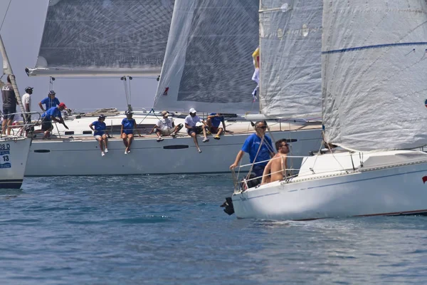 Italien Sizilien Mittelmeer Marina Ragusa Juni 2012 Segelbootrennen Leitartikel — Stockfoto