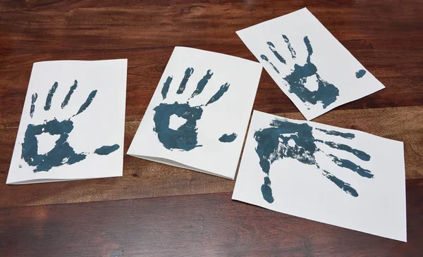 Italy Bricolage Hand Imprint Paper — Stock Photo, Image