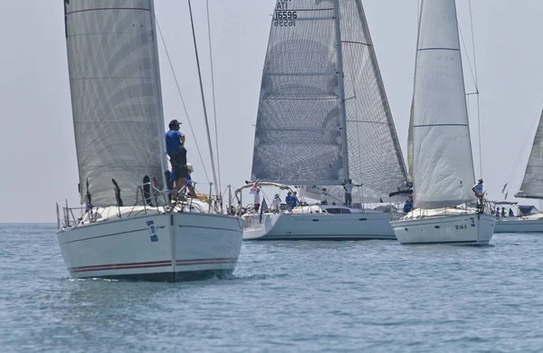 Italien Sizilien Mittelmeer Marina Ragusa Juni 2012 Segelbootrennen Leitartikel — Stockfoto