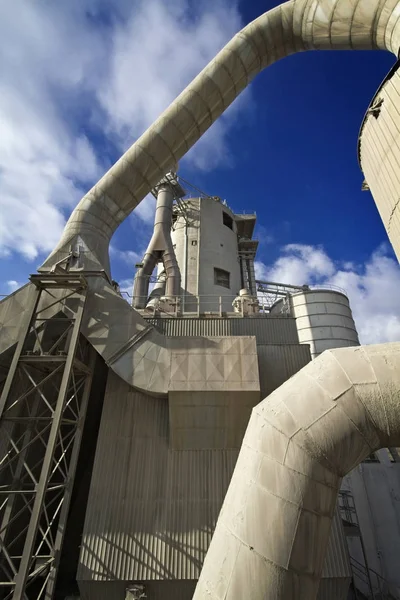 Italien Spoleto November 2009 Cementfabrik Landsbygden Ledare — Stockfoto