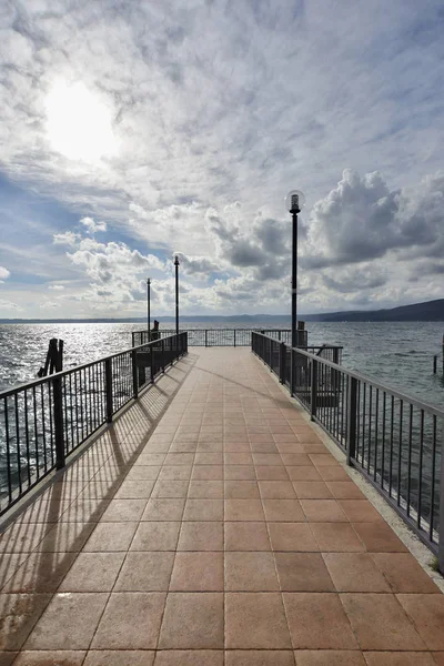 Italy Bracciano Lake Trevignano Rome View Volcanic Lake — Stock Photo, Image