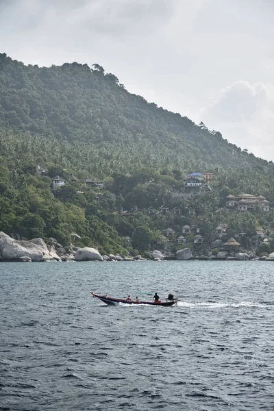 Thailandia Koh Phangan Isola Phangan Vista Dell Isola Dal Mare — Foto Stock