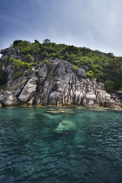 Thailand Koh Nangyuan Insel Nangyuan Blick Auf Das Klare Wasser — Stockfoto
