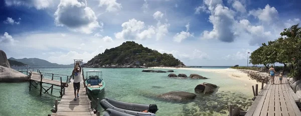 Tailandia Koh Nangyuan Isla Nangyuan Vista Panorámica Isla — Foto de Stock
