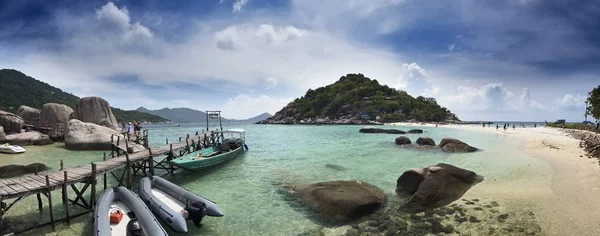 Tailandia Koh Nangyuan Isla Nangyuan Marzo 2007 Vista Panorámica Isla — Foto de Stock