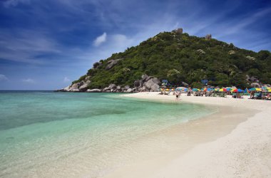 Tayland, koh nangyuan (nangyuan ada), ada manzarası