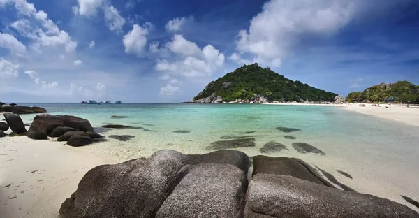 Thailand Koh Nangyuan Nangyuan Island Panoramablick Auf Die Insel — Stockfoto