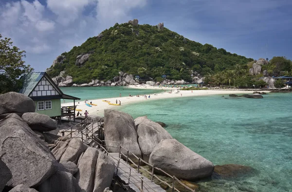 ประเทศไทย เกาะนางยวน เกาะหนานหยวน มมองของเกาะ — ภาพถ่ายสต็อก