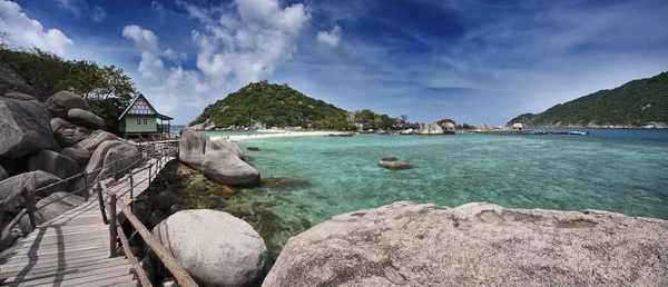 Tajlandia Koh Nangyuan Nangyuan Island Widok Wyspy — Zdjęcie stockowe