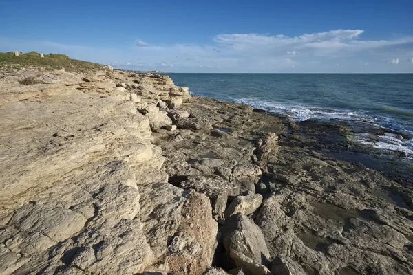 Italy Sicily Mediterranean Sea Sampieri Ragusa Province View Sicilian South — Stock Photo, Image