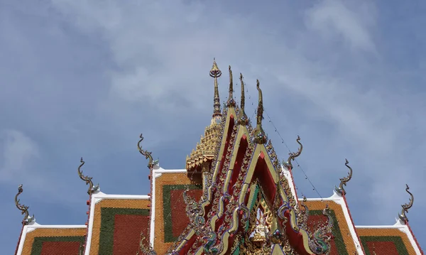 サムイ島 サムイ島 プラーイ レーム仏教寺院 ワット プラーイ レーム — ストック写真