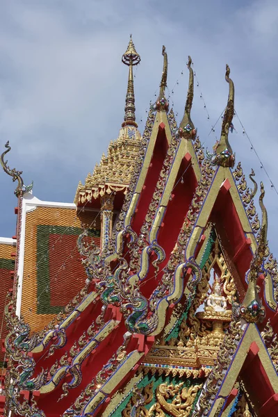 Tailandia Koh Samui Isla Samui Templo Budista Plai Laem Wat — Foto de Stock