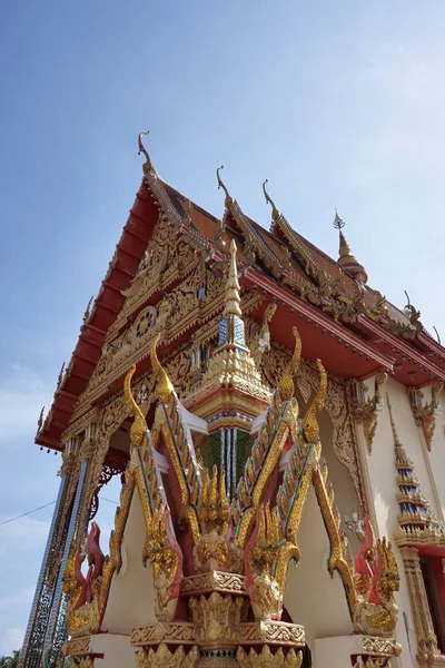 サムイ島 サムイ島 プラーイ レーム仏教寺院 ワット プラーイ レーム — ストック写真