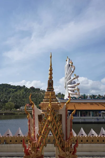 Tailândia Koh Samui Samui Island Plai Laem Buddhist Temple Wat — Fotografia de Stock