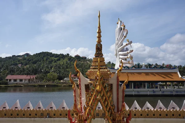 Tailândia Koh Samui Samui Island Plai Laem Buddhist Temple Wat — Fotografia de Stock