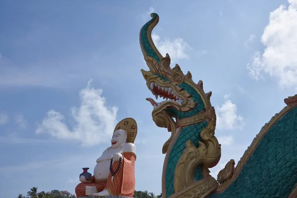 Таиланд Самуи Остров Самуи Буддийский Храм Плай Лаем — стоковое фото