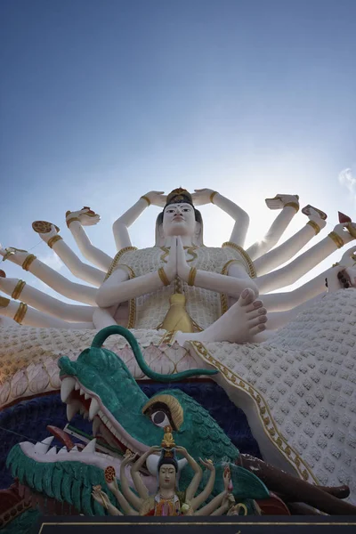 Tailândia Koh Samui Samui Island Plai Laem Buddhist Temple Wat — Fotografia de Stock