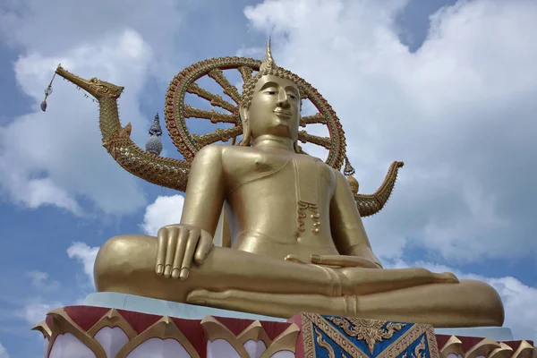 Thajsko Koh Samui Ostrov Samui Buddhistický Chrám Phra Yai Wat — Stock fotografie