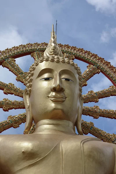Thaiföld Koh Samui Samui Sziget Phra Yai Buddhista Templom Wat — Stock Fotó