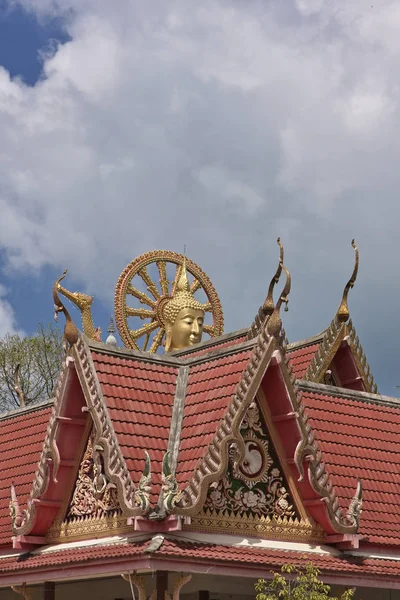 Tailandia Koh Samui Isla Samui Templo Budista Phra Yai Wat —  Fotos de Stock