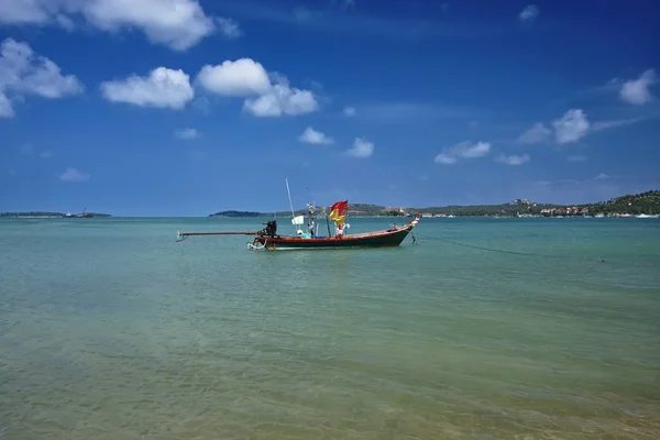 Thailand Koh Samui Samui Island Lokales Hölzernes Fischerboot — Stockfoto