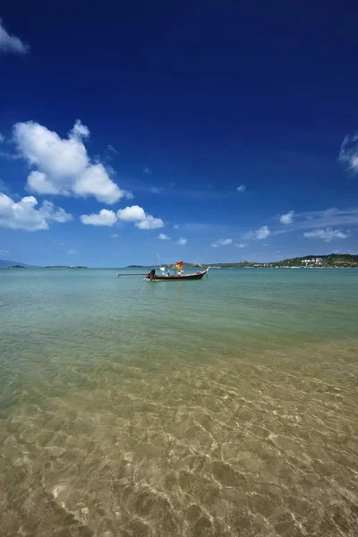 Thailand Koh Samui Samui Island Lokales Hölzernes Fischerboot — Stockfoto