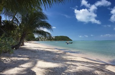 Tayland, Koh Samui (Samui Adası), plaja görünümünü ve adanın berrak suları