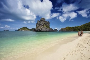 Tayland; 6 Mart 2007, insanlar Mu Koh Angthong ulusal deniz parkı - Editörden