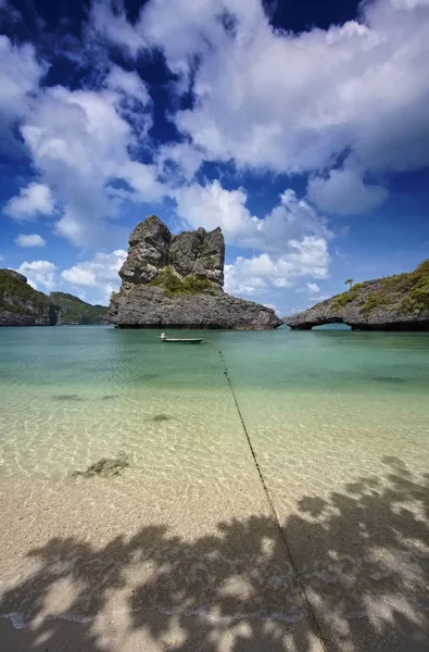 Tailândia Koh Angthong National Marine Park Barco Pesca Local — Fotografia de Stock