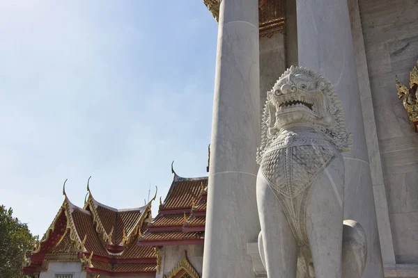 Таїланд Бангкок Дусіт Повіт Benjamabopit Temple Wat Benjamabopit Один Двох — стокове фото