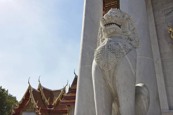 Tailandia Bangkok Dusit District Benjamabopit Temple Wat Benjamabopit Uno Los —  Fotos de Stock