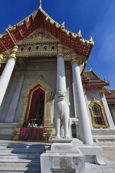 Таїланд Бангкок Дусіт Повіт Benjamabopit Temple Wat Benjamabopit Один Двох — стокове фото