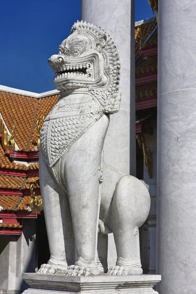 Tailândia Bangkok Dusit District Templo Benjamabopit Wat Benjamabopit Dos Dois — Fotografia de Stock