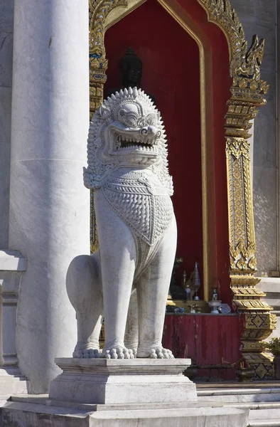 Tailandia Bangkok Dusit District Benjamabopit Temple Wat Benjamabopit Uno Los —  Fotos de Stock