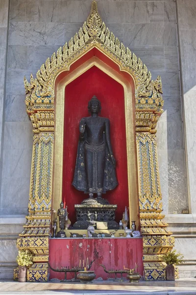 Thaiföld Bangkok Dusit District Benjamabopit Temple Wat Benjamabopit Régi Buddha — Stock Fotó