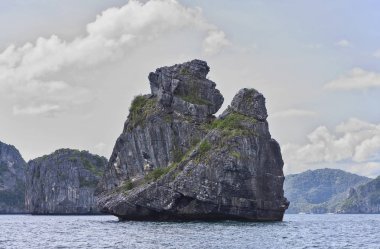 Tayland, Mu Koh Angthong ulusal deniz parkı, görünümünü dua Monkey Rock