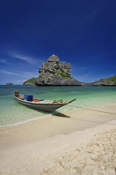 Thailand Koh Angthong National Marine Park Local Fishing Boat — Stock Photo, Image