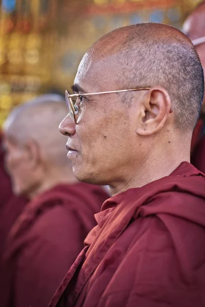 バンコク 帝国都市 2007 社説の仏教僧 — ストック写真