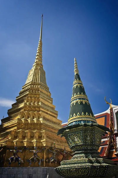 Thailand Bangkok Keizerlijk Paleis Hofburg Keizerlijke Stad Gouden Boeddhistische Tempel — Stockfoto