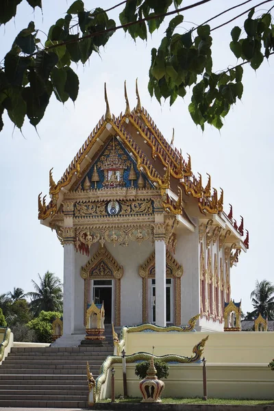 Tajlandia Koh Samui Widok Świątyni Buddyjskiej Kunaram Wat Kunaram — Zdjęcie stockowe