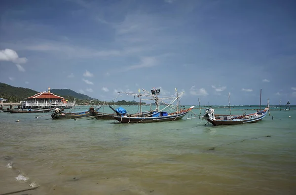 Tailândia Koh Samui Samui Island Barcos Pesca Locais — Fotografia de Stock