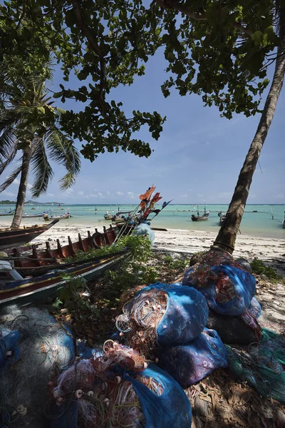 Tailandia Koh Samui Isla Samui Barcos Pesca Locales — Foto de Stock