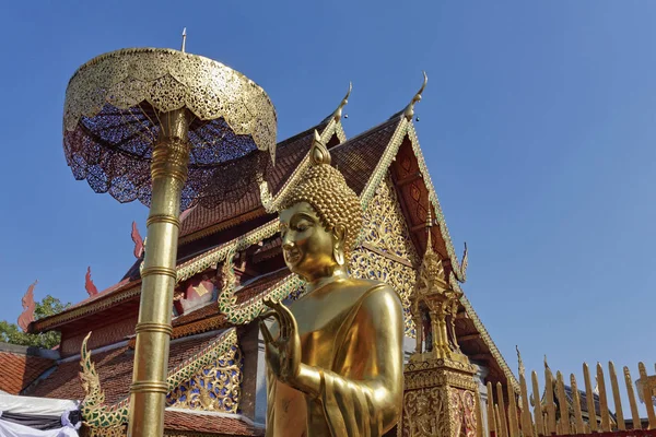 Thailandia Chiang Mai Prathat Doi Suthep Tempio Wat Prathat Doi — Foto Stock