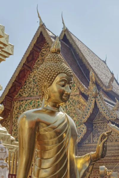 Thaiföld Chiang Mai Prathat Doi Suthep Templomot Wat Prathat Doi — Stock Fotó