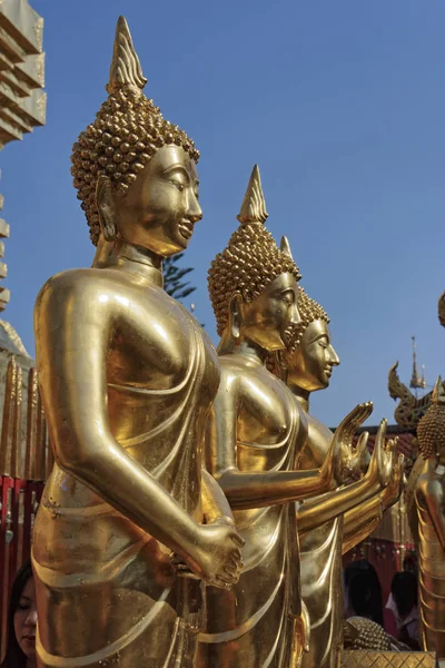 Thaiföld Chiang Mai Prathat Doi Suthep Templomot Wat Prathat Doi — Stock Fotó