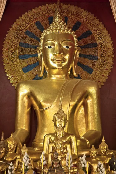 Таиланд Чиангмай Буддийский Храм Прато Дои Сутеп Статуи Золотого Будды — стоковое фото