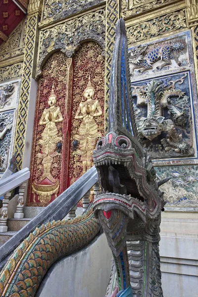 Thailand Chiangmai Religieuze Standbeeld Ket Karam Boeddhistische Tempel Wat Ket — Stockfoto