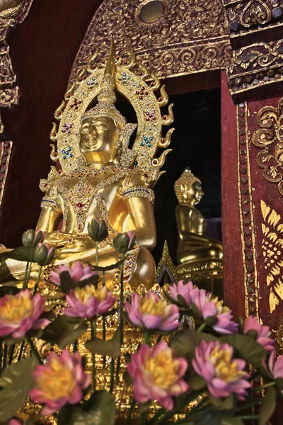 Tailândia Chiang Mai Prathat Doi Suthep Templo Wat Prathat Doi — Fotografia de Stock